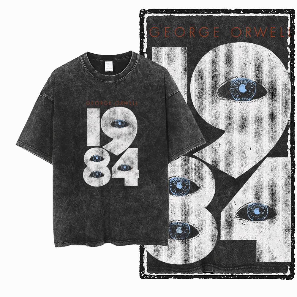 G02 Exclusive 100% bawełna Duż – Acid Wash Vintage Graphic T Shirt recenzja i cena