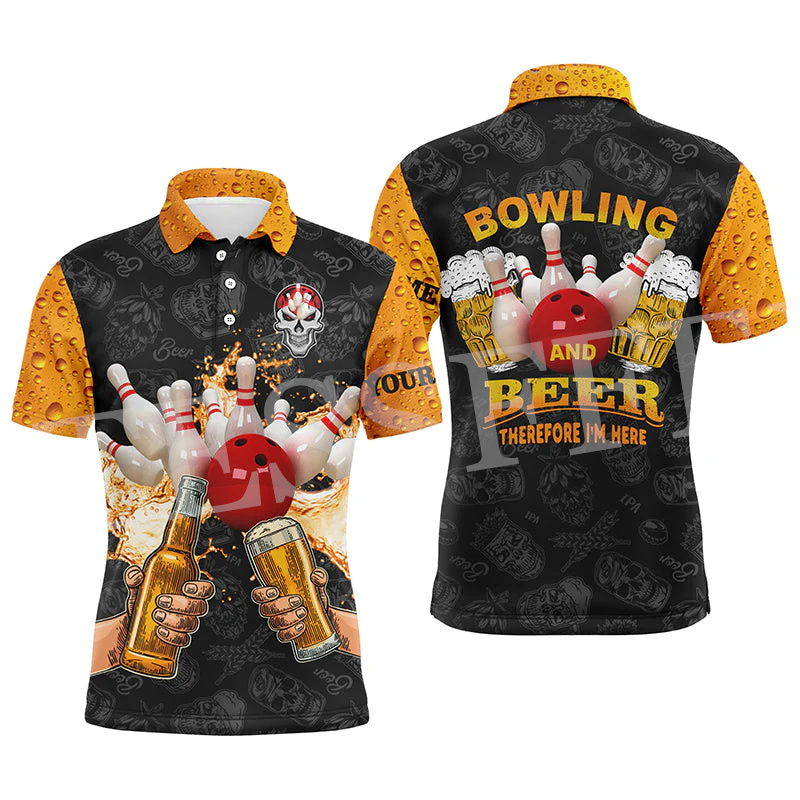 Nazwa własna Strike Bowling Fl – Short Sleeve Bowling Shirt Retro recenzja i cena