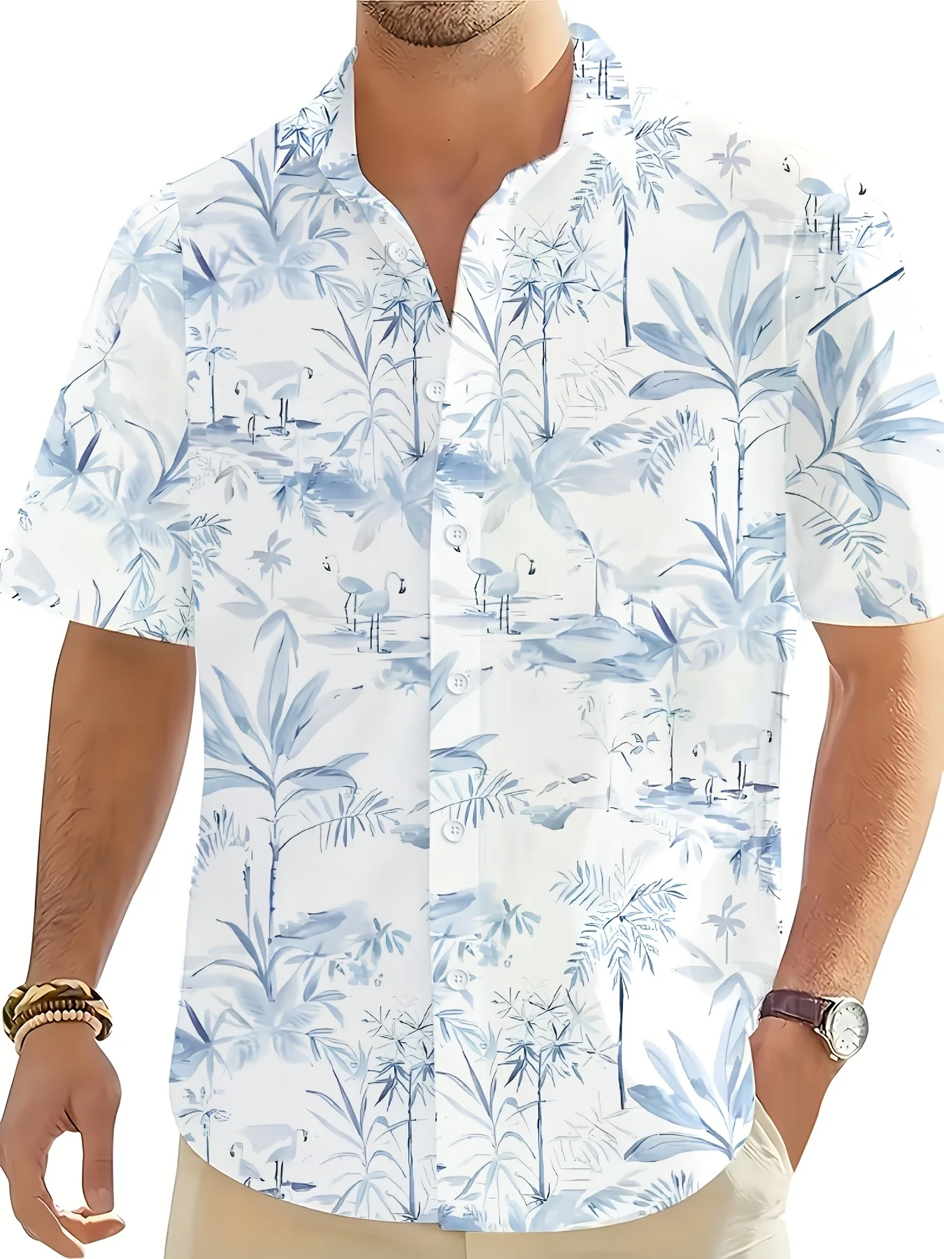 Męska koszula hawajska Aloha w – Vintage Hawaiian Floral Shirt recenzja i cena
