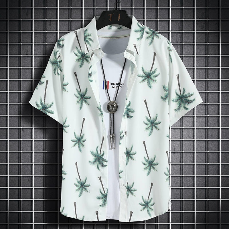Hawajskie koszule plażowe Męsk – Vintage Hawaiian Floral Shirt recenzja i cena