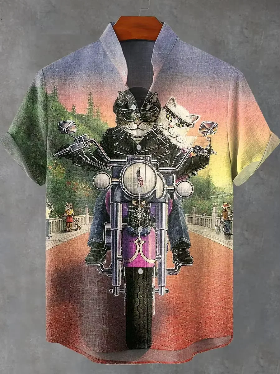 Męska koszula hawajska z krótk – Vintage Hawaiian Floral Shirt recenzja i cena