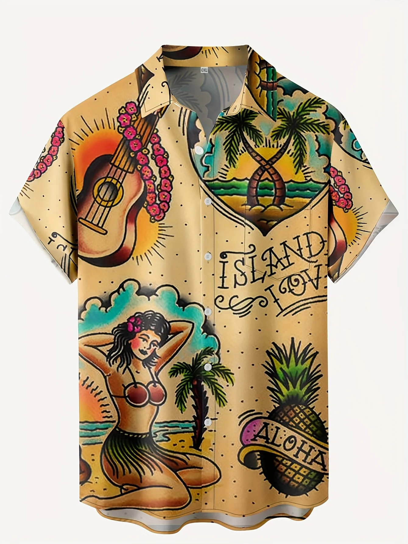 Koszule hawajskie męskie z nad – Vintage Hawaiian Floral Shirt recenzja i cena