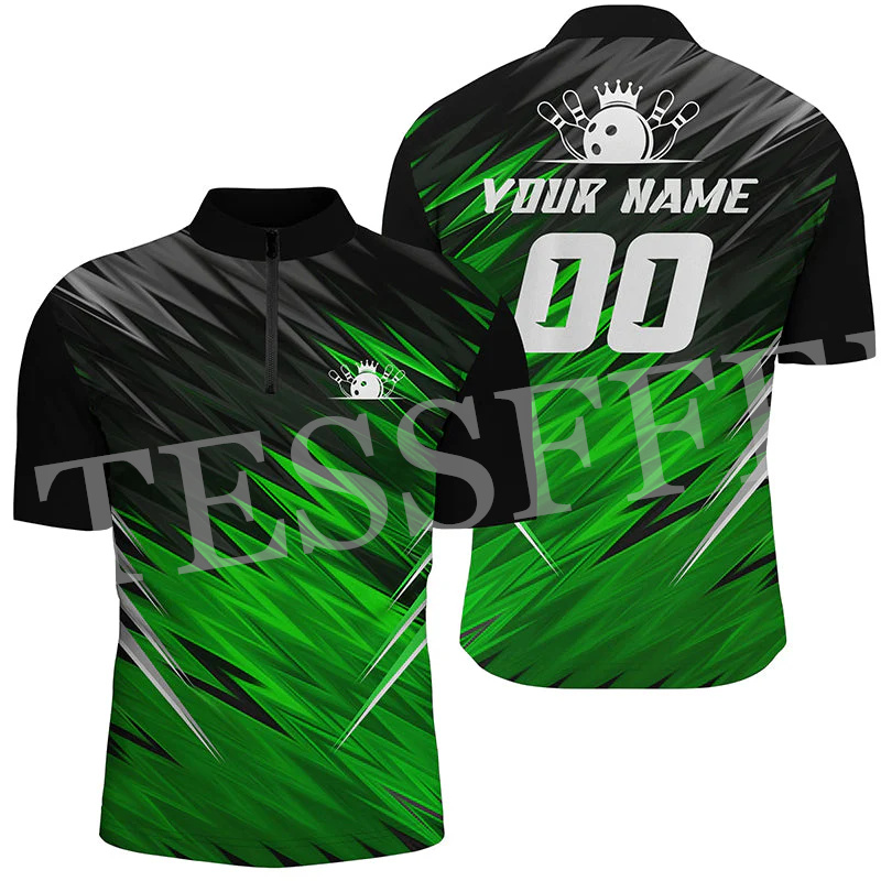 Custom Name Strike Bowling Fla – Short Sleeve Bowling Shirt Retro recenzja i cena